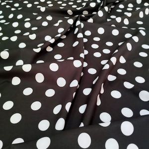Tela elastizada de lunares, ideal para vestidos de flamenca